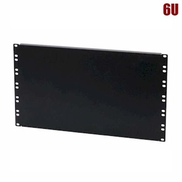 19" 6U Spacer Heavy Duty Flanged Blank Panel Rack Steel Space Tool Less Mount - Image 1 of 1