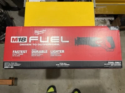 Milwaukee 2821-20 M18 18 Volt Cordless sawzall Reciprocating Saw - Bare Tool - Image 1 of 4