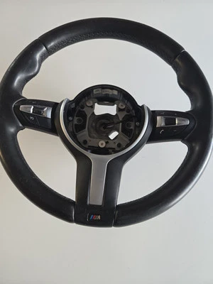 BMW X4 2015-2020 OEM paquete M volante de 3 radios sin calefacción cuero negro SW78456 Foto 1 de 4