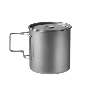 Titan Kochtopf Becher Tasse klappbare Griffe für Backpacking/Camping Kochgeschirr - Bild 1 von 45