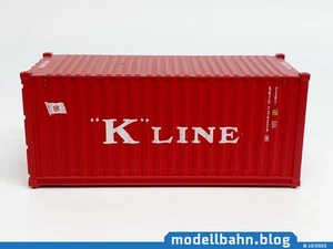 Roter 20ft Container "K"-Line in 1:87 (H0) - Picture 1 of 5