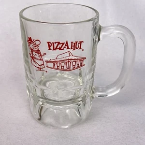 Vintage Pizza Hut Pete -Substantial Barrel Glass  Mug Stein Nostalgia - Picture 1 of 14