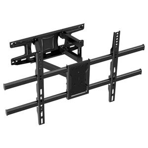 Full Motion TV Wall Mount Bracket Dual Articulating Arms Swivels Tilts Rotati... - Picture 1 of 7
