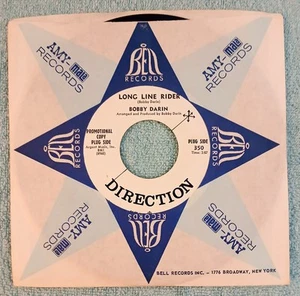 1968 Bobby Darin - Long Line Rider - Direction 350 PROMO Rock 7" 45 rpm NM- - Picture 1 of 3