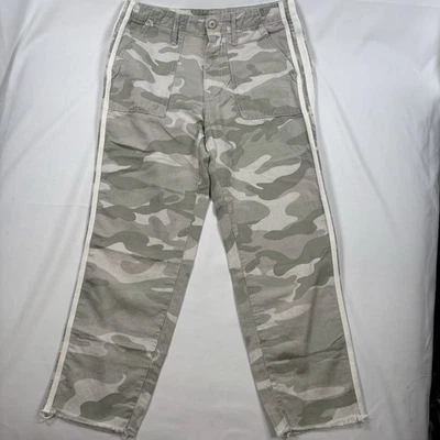 Pantalones camuflados con dobladillo crudo para madre mujer M Foto 1 de 4
