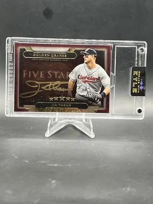 2020 Topps Five Star - Golden Graphs Jim Thome #GG-JTH Purple /25 (AU) - Image 1 of 3