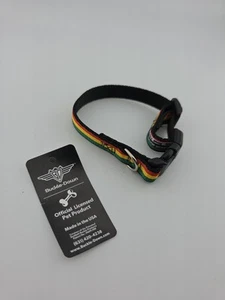 Buckle Down Red Yellow Green Dog Collar Sturdy Durable Adjustable Small - Picture 1 of 1