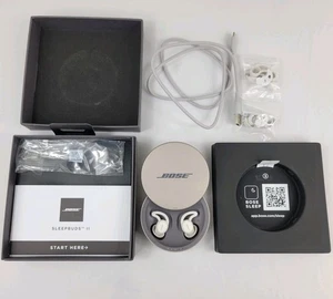 Bose Sleepbuds II Wireless In-Ear Earbuds - White + Box And Accessories - Picture 1 of 18
