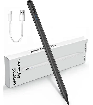 Touch Screen Pen Stylus Drawing Universal For iPhone iPad Samsung Amazon Tablet - Image 1 of 4