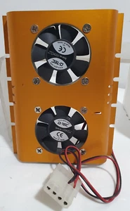 ventole dissipatore hard disk 3.5" 12V Q-Tec 13229 2X ventola sata ide - Bild 1 von 3