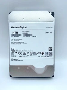 WUH721414ALE6L4 WD 14TB Ultrastar DC HC530 SATA Enterprise 6Gb/s LFF Hard Drive - Picture 1 of 3