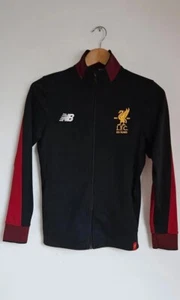 LIVERPOOL LARGE JUNGEN SCHWARZ NEW BALANCE DURCHGEHENDER REISSVERSCHLUSS 125 JAHRE TRAININGSJACKE - Bild 1 von 11