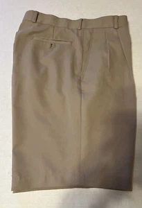Sz 34 Allen Solly Men's Performance Golf Shorts Beige Pleated Front - Bild 1 von 3