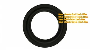 2pcs 5"inch 113A rubber edge Speaker surround Home Audio repair Parts - Picture 1 of 1