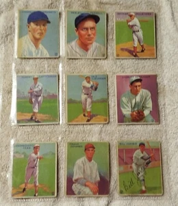 1933 Goudey Mostly Complete Set Over 200 Baseball Cards Dozens Of Hall Of Famers - Picture 1 of 23