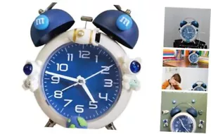 Loud Alarm Clock, Alarm Clock for Kids,Loud Bell for Heavy Light Blue - Picture 1 of 7