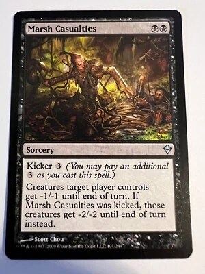 MTG Magic The Gathering Zendikar Marsh Casualties Uncommon LP - Image 1 of 2