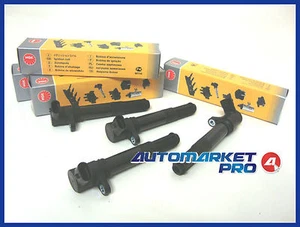 4 Rollen Zündung Fiat Stilo 500 Panda Brava Grande Punto 1.2 1.4 16V Benzin - Bild 1 von 1