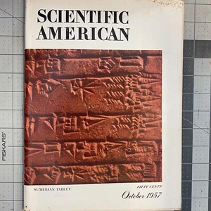 Scientific American October 1957 Congenital Deformities Sumerians Plasmoids - Foto 1 di 2