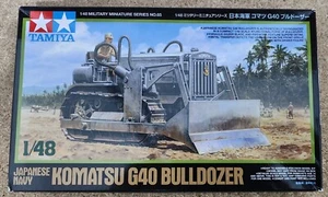 KOMATSU G40 BULLDOZER 1/48 TAMIYA - Foto 1 di 2