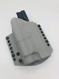 Sig Sauer 320 C w/ TLR1 Light - Gray Kydex OWB Outside Waistband Holster USA - Picture 1 of 9