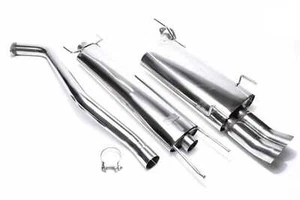 SISTEMA DI SCARICO SPORTIVO ACCIAIO INOX ABE OPEL VECTRA B 2x76DTM - NUOVO! - Foto 1 di 1
