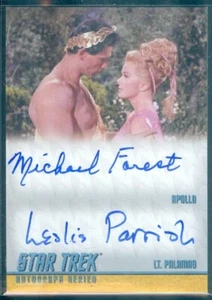 Star Trek TOS Heroes & Villains ( DA31 ) Forest / Parrish Dual Autograph Card - Picture 1 of 1