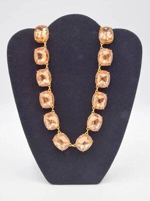 Increíble Collar Nolan Miller Grande Estrás Naranja Ámbar Foto 1 de 4