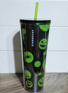 2024 Disney Parks The Nightmare Before Christmas Starbucks Becher mit Strohhalm - Bild 1 von 2