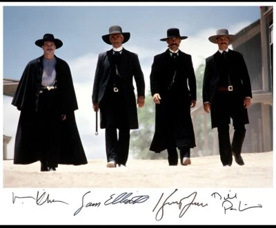 TOMBSTONE CAST 8.5X11 SIGNED PHOTO AUTOGRAPH VAL KILMER SIGNATURE POSTER REPRINT