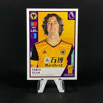 Fabio Silva FC Wolverhampton Premier league 2021 Panini Sticker #636 Rookie Year - Image 1 of 2