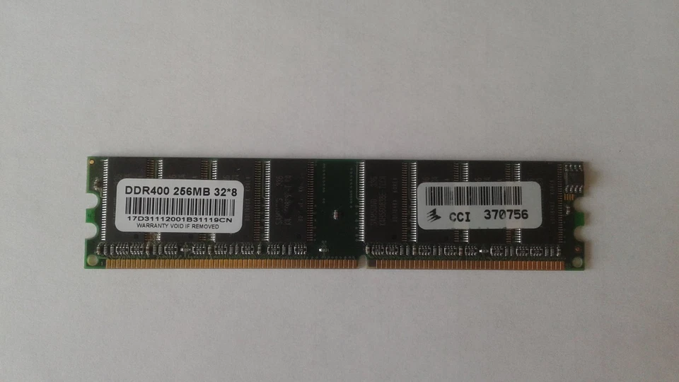 Samsung 256M DDR 400 PC-3200 - Image 1 of 1