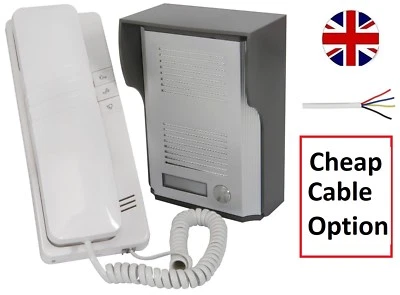 Front Door Intercom 2 Wire Lit Entry Phone Security Call Apartment Flat Garage. - Image 1 of 4