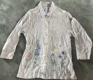 Chaqueta Jessica Howard bordada tostada con botones para mujer talla 8 - Imagen 1 de 6