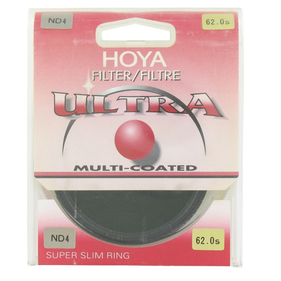 HOYA 62MM ULTRA Multi-Coated ND4 Super Slim Ring Filter - Image 1 of 1