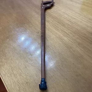 FALEGNAME MANIGLIA VINTAGE FATTA A MANO Carpenter ~ BASTONE DA PASSEGGIO LEGNO ECCELLENTE! - Foto 1 di 12