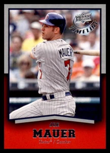 2008 Upper Deck Timeline #42 Joe Mauer Minnesota Twins - Picture 1 of 2