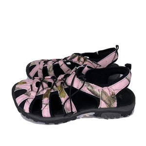 Gander Mountain Guide Series Hiking Sandal Women’s Pink Camo Size 8 Strap On - Bild 1 von 8