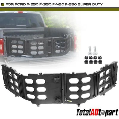 Kit extensor de cama almacenable para Ford F-250 F-350 F-450 F-550 Super Duty negro trasero Foto 1 de 4