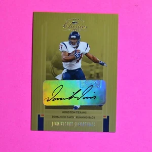 2005 Donruss Classics Significant Signatures Gold #d/15 Domanick Davis #39 Auto - Picture 1 of 1