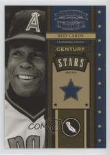 2004 Donruss Throwback Threads Century Stars /1500 Rod Carew #CS-49 HOF