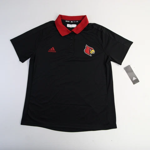 Louisville Cardinals adidas Climalite Polo Women's Black/Red New Cover
