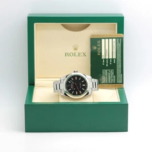 Rolex Milgauss Stahl Automatik Ref : 116400GV mit Rolex Box & Papiere von 2013 - Bild 1 von 14