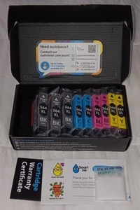 Smart Ink HP 564XL Ink Cartridge 9 Pack (3 Black, 2 Magenta, 2 Cyan, 2 Yellow) - Picture 1 of 4