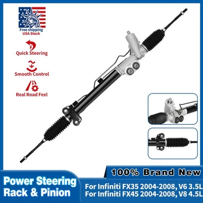 Conjunto de pinhão e rack de direção hidráulica para Infiniti FX35 3.5L FX45 4.5L 2004-2008 - Imagem 1 de 4