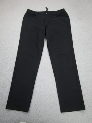 Pantalones Lululemon Para Hombre 34 Negros Pierna Recta Rendimiento Elastizados Golf *DEFECTUOSOS Foto 1 de 4