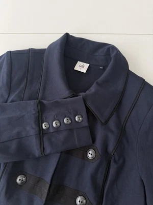 Chaqueta Cabi para mujer talla XL en la banda azul marino tejida blazer militar estilo 3375 Foto 1 de 4