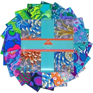 10" Layer Cake Kaffe Fassett August 2025 Cool Cotton Fabric Precuts M536.46 - Picture 1 of 1