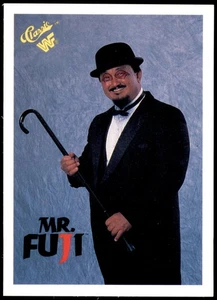 Mr. Fuji 1990 Classic WWF TitanSports Wrestling Card #22 - Picture 1 of 2