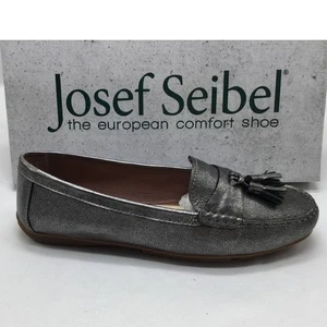  Josef Seibel Leder Halbschuhe mit Quasten Neu im Karton Elina Metallic Gold 6,5 - Bild 1 von 6